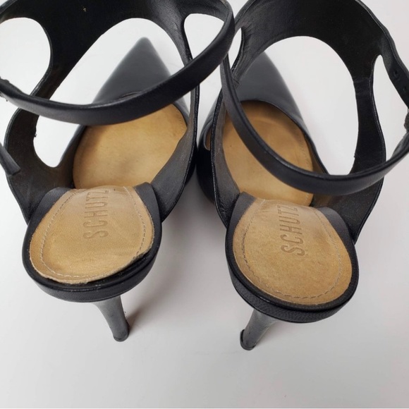 SCHUTZ Genuine Leather Stiletto Sling Back - Picture 5 of 10